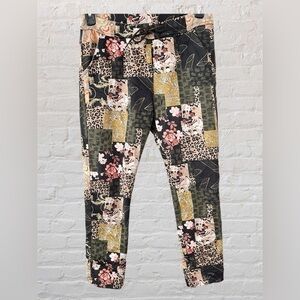 Floral Patchwork Pants size small